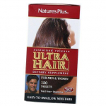 Vitaminai plaukams, Ultra Hair vyrams ir moterims, Nature's Plus 120 tab. (36375021) 120tab