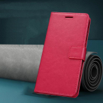 Piniginės apverčiamas odinis knygos dėklas, skirtas OPPO Realme C35 C33 C31 C21Y C25Y 10 9 8 Pro A54 A74 A94 4G 5G A17 A36 A53 A33 Mink&scaron;tas silikoninis telefono mai&scaron;elio dangtelis For OPPO A53 2020 raudona