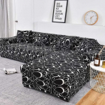 L formos kampinis sofa, ilga sofa, sofa, elastingas sofos užvalkalas, tamprus sofos užvalkalas svetainei 4-seater 235-300cm