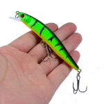 1 vnt Minnow žvejybos masalas 95 mm 8 g plaukiojantis kietas Bai Crankbait karpis dryžuotas e&scaron;eris Pesca reikmenys SwimBait 1PCS