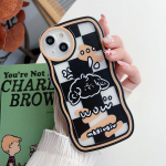 Mielas Dog Wave mink&scaron;tas telefono dėklas, skirtas iPhone 15 OPPO A58 Reno 10 5G Samsung S23 S24 Ultra A54 A53 Redmi Note 12 Pro Note 11 Realme C55 C53 Infinix Cover Infinix Hot 10 Play