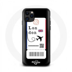 Coque iphone 13 mini billet d'avion london