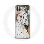 Coque pour Samsung Galaxy A10 Appaloosa Cheval blanc