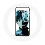 Coque pour samsung galaxy J3 Tokyo Ghoul Visage Moiti&eacute;