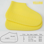 1 pora lauko lietaus neper&scaron;lampamų batų lietaus batų batų apsaugos, skirtų vidaus silikoniniams batų užvalkalams unisex L balta