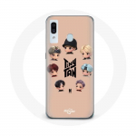 Coque pour Samsung Galaxy A20e BTS TinyTAN Animation Affiche RM Jin Suga J-Hope Jimin V Et Jungkook