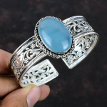 Akvamarino apyrankė, autenti&scaron;ki brangakmenių papuo&scaron;alai, 925 sterlingų sidabro rankogalių apyrankė, reguliuojama apyrankė rankų darbo apyrankė, sidabrinė papuo&scaron;alai, vestuvių dovanos Adjustable