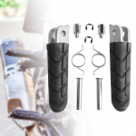 2x Motociklo priekinės pėdų atramos Kojos pedalas Keičiamos dalys Neslystančios motociklo priedai Kojos kai&scaron;tis