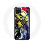 Coque pour Samsung Galaxy A22 4G Valentino Rossi motoGP 46 Pilote de vitesse