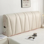 Prabangus techninio audinio audinio galvūgalio užvalkalas viskas įskaičiuota Storas skiautinis lovos galvos užvalkalas prie lovos, apsaugantis nuo dulkių W190xH70cm