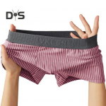 Vyri&scaron;ki apatiniai apatiniai rūbai, vidutinio auk&scaron;čio, dryžuotas ra&scaron;tas, spalvoti ploni &scaron;ortai kelnaitės Greitai džiūstančios U formos i&scaron;gaubtos kelnaitės M žalia