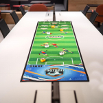 Garbanojimo žaidimas, stalo žaidimai suaugusiems, vaikams ir &scaron;eimoms &ndash; 3,28 Ft x 0,95 Kilimėlio pramogos patalpose Football Mat