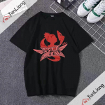 Babymetal Metal Galaxy Japonijos Death Metal Grupės Mar&scaron;kinėliai Unisex Hip-hop Rokas Atsitiktiniai Trumpomis Rankovėmis Y2kTees Vir&scaron;ūnės Estetika L
