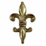 Poliruoto žalvario durų belstukas, Fleur Di Lis stiliaus durų belstukas, Priekinių durų belstukas, Unikalūs durų belstukai sodui, sodybai, namų dekorui