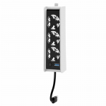 Au&scaron;inimo ventiliatorius PS5 Slim konsolei, 3 greičiai, reguliuojamas au&scaron;intuvas su LED ap&scaron;vietimu Package:17*6.3*4.3cm juoda/balta