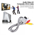 Wii AV į RCA Composite Audio Video kabelis, skirtas Nintendo Wii 6ft