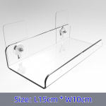 Plaukiojančios lentynos Skaidrios akrilo plaukiojančios sieninės atbrailos lentynos vinilo plok&scaron;telių lentyna Vonios ekrano organizatorius laikymo lentynos