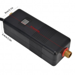 110-220 V momentinis vandens &scaron;ildytuvas 3000 W ne&scaron;iojamieji elektriniai &scaron;ildytuvai vonios kambariui, du&scaron;ui ir namų virtuvės &scaron;ildymui UK juoda