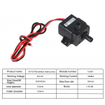 DC12V be&scaron;epetis mažas vandens siurblys, skirtas sodo tvenkinio tvenkiniui, mini panardinamasis siurblys Micro 5V USB pumpuojamas vandens cirkuliacija 120 l/h