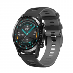 Silikoninė apyrankė skirta Huawei Watch GT GT2 GT3 SE GT4 GT5 Pro 46mm 42mm 43mm GT2e Honor Magic atsarginis dirželis GT2/GT3/GT4/GT5 46mm juoda pilka spalva