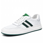 Natūralios odos vyri&scaron;ki vulkanizuoti sportbačiai Nauja tendencija laisvalaikio odiniai batai Mada vyri&scaron;ki riedlenčių batai Vyri&scaron;ki ėjimo bėgiojimo batai 38