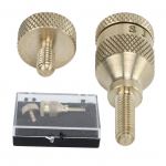 2 vnt. 4 mm saksofono metalinis varžtas lenktam kakliukui, saksofono priveržimo varžtai, muzikos instrumento priedai