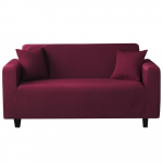 Universalus tarptautinis žakardinis audinys sofos užvalkalas ir pagalvėlė Three-Seater L (190-230CM) raudona
