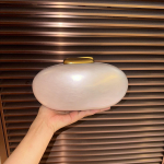 Specialios formos akrilinė dėžutė moteri&scaron;ka delninukė auk&scaron;čiausios kokybės perlinė rie&scaron;o vakarinė pečių rankinė