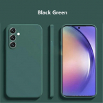 Skysto silikono dėklas Samsung Galaxy A35 5G Samsung Galaxy A35 dangtelis Funda Coque Mink&scaron;tas TPU telefono buferis Samsung Galaxy A15 For A35 5G juoda