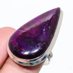Purple Labradorite Handmade 925 Sterling Silver Gift Ring Size 9 k3e35