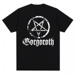 Vasara Naujas Gorgoroth Juodojo Metalo Grupės Muzikos Albumo Mar&scaron;kinėliai Vyrams/Moterims 100% Medvilnė Apvalaus Kaklo Mar&scaron;kinėliai Drabužiai Visiems Sezonams S