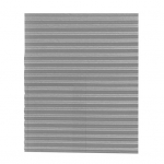 Self-adhesive Pleated Curtain Half Blackout Windows Blinds Privacy Light Control Curtain for Balcony Bedroom Living Room RV 60x150cm