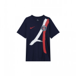 Nike Paris Saint-Germain Patogūs Laisvalaikio Retro Futbolo Trumpomis Rankovėmis Mar&scaron;kinėliai Vyrams Vir&scaron;utiniai Drabužiai Tamsiai Mėlyni HF0848-410 XL