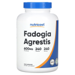 Fadogia Agrestis, 600 mg, 240 kapsulių