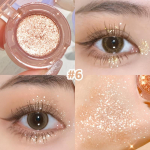Light Bulb Plan eyeshadow, sparkling pearlescent sequin, long-lasting and colorless monochromatic eyeshadow. 01