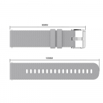 20 mm geometrinis silikoninis laikrodžio dirželis Garmin Forerunner 645 245 245M 165 i&scaron;maniajam laikrodžiui, apyrankė Garmin Vivoactive 5 3 20mm width strap