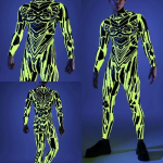 3D Skaitmeninė Spauda Sceniniai Kostiumai Suaugusiems Helovino Renginiai Karnavalo Teminis Vakarėlis Cosplay Apranga Vaidinimo Žaidimas Kombinezonas Adults S