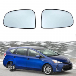&Scaron;ildomo galinio vaizdo veidrodėlio stiklas 2012-2017 m. Toyota Prius, Prius V ir Scion IQ. Heated Right Side