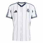Adidas Real Madrid JAV Paketas Patogus Madingas Universalus Trumpomis Rankovėmis Mar&scaron;kinėliai Vyri&scaron;ki mar&scaron;kinėliai Balti JN3073 XXXL