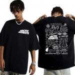 Vintažiniai mėgstamiausi blogiausių ko&scaron;marų mar&scaron;kinėliai Arctic Monkeys 505 Lyrics Spausdinti mar&scaron;kinėliai vyrams Moterims Hip Hop Punk Oversized mar&scaron;kinėliai 4XL