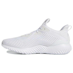 Adidas Alphabounce Ek Vienspalviai Nėriniuoti Kvėpuojantis Audinys Oda Neslystantys Atsparūs Dėvėjimuisi Žemi Laisvalaikio Bėgimo Batai Unisex Sportbačiai Balti GW4223 37⅓