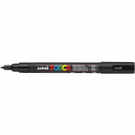 POSCA Marqueur Pointe Conique Fine Noir juoda