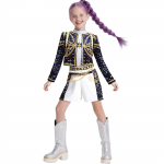 KPOP Demonų medžiotojai Mira Rumi Zoey Cosplay kostiumas Helovinas sceninis 3D spausdintas ra&scaron;tas vaidmenų žaidimo drabužiai 120cm