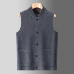 Firstview Men's Wool Vest with 90% Duck Down Liner 4XL