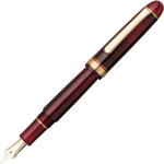 Platininis naujas #3776 CENTURY plunksnakotis Burgundijos spalvos stambiu plunksnakočiu PNB-15000#71-5