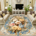 Europieti&scaron;ko stiliaus retro dekoracija Kilimai Svetainė Gėlių ra&scaron;to kilimai Holas Sofa Zona Kilimėlis Miegamasis Drabužinė Neslystantis Grindų 80*120cm