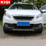 KIQI 2vnt/komplektas ABS chromo priekiniai rūko žibintai gaubtas rūko žibinto rėmas blizgučiai apdailos apdaila, skirta Peugeot 2008 2014-