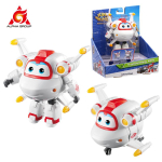 Super Wings 5 coliai Transformuojamas Jett Dizzy Donnie Deformuojamas Lėktuvas Robotas Veiksmo Figūrėlės Transformacija Animacija Vaikų Žaislai