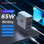 Nubia Red Magic 65W GaN greito įkrovimo rinkinys su 100W kabeliu
