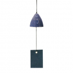 Iwachu Vėjas x Nambu 27168 Varpelis, &bdquo;Yudachi&ldquo; (Pūkas) Ra&scaron;tas, Sidabrinis/Violetinis, 5cm (H)5cm, Geležies gaminiai,